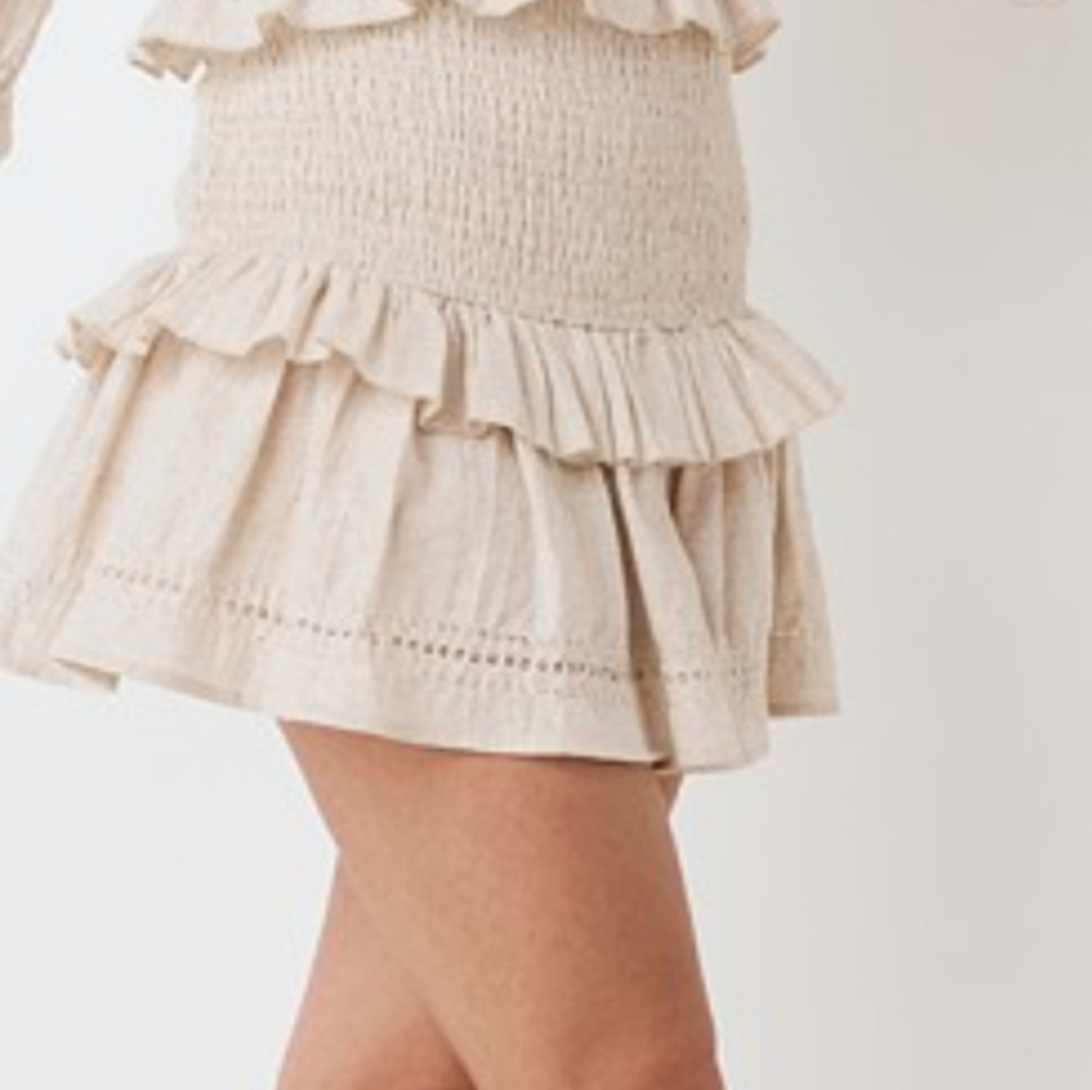 Spell & the Gypsy Lola Ruched Mini Skirt Size XXL